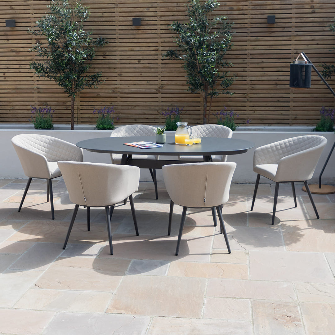 Maze -  Ambition 6 Seat Oval Dining Set