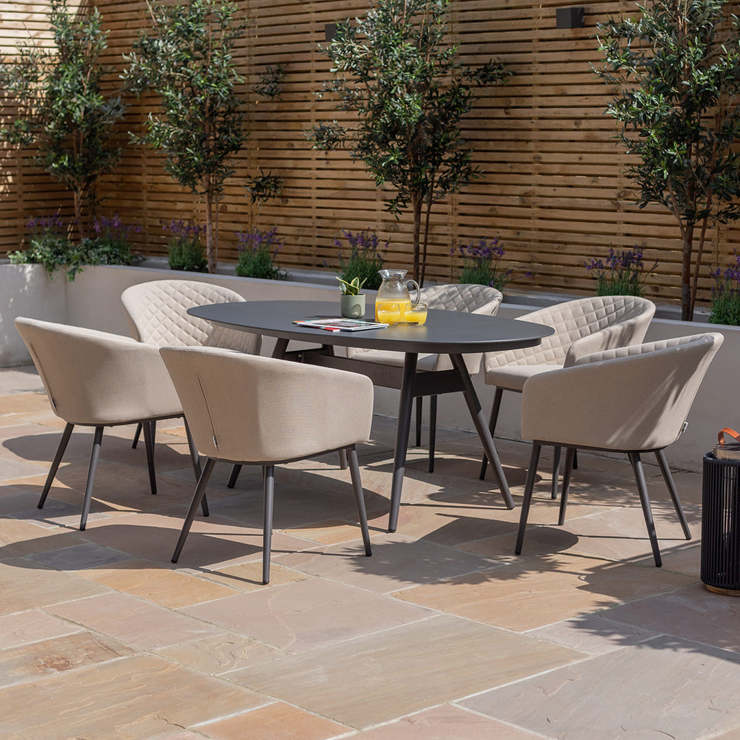 Maze -  Ambition 6 Seat Oval Dining Set