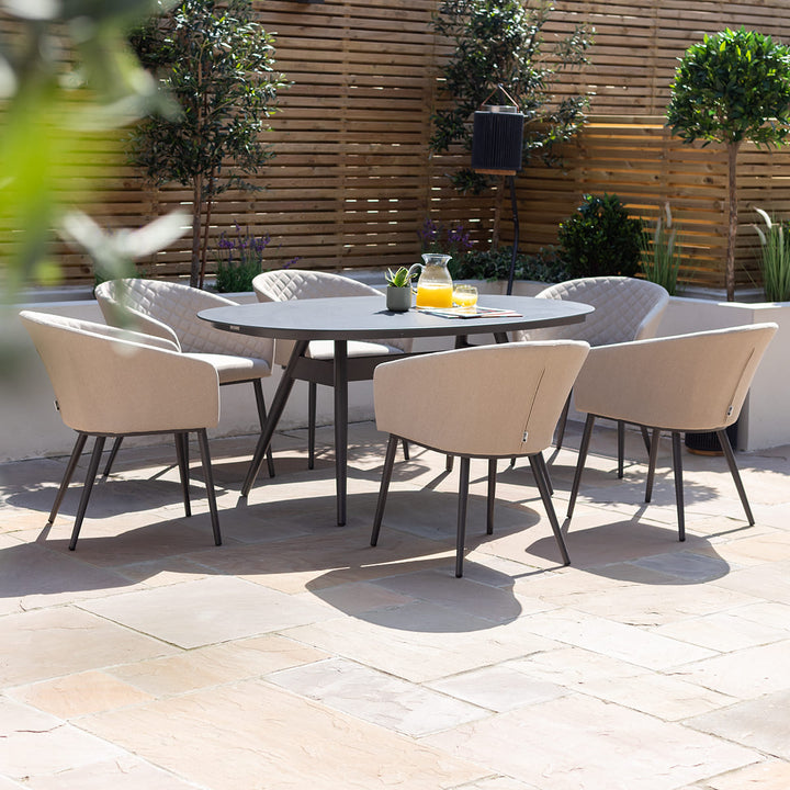 Maze -  Ambition 6 Seat Oval Dining Set