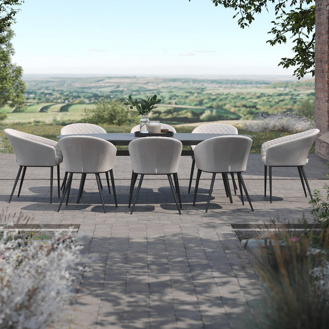 Maze - Ambition 8 Seat Oval Dining Set