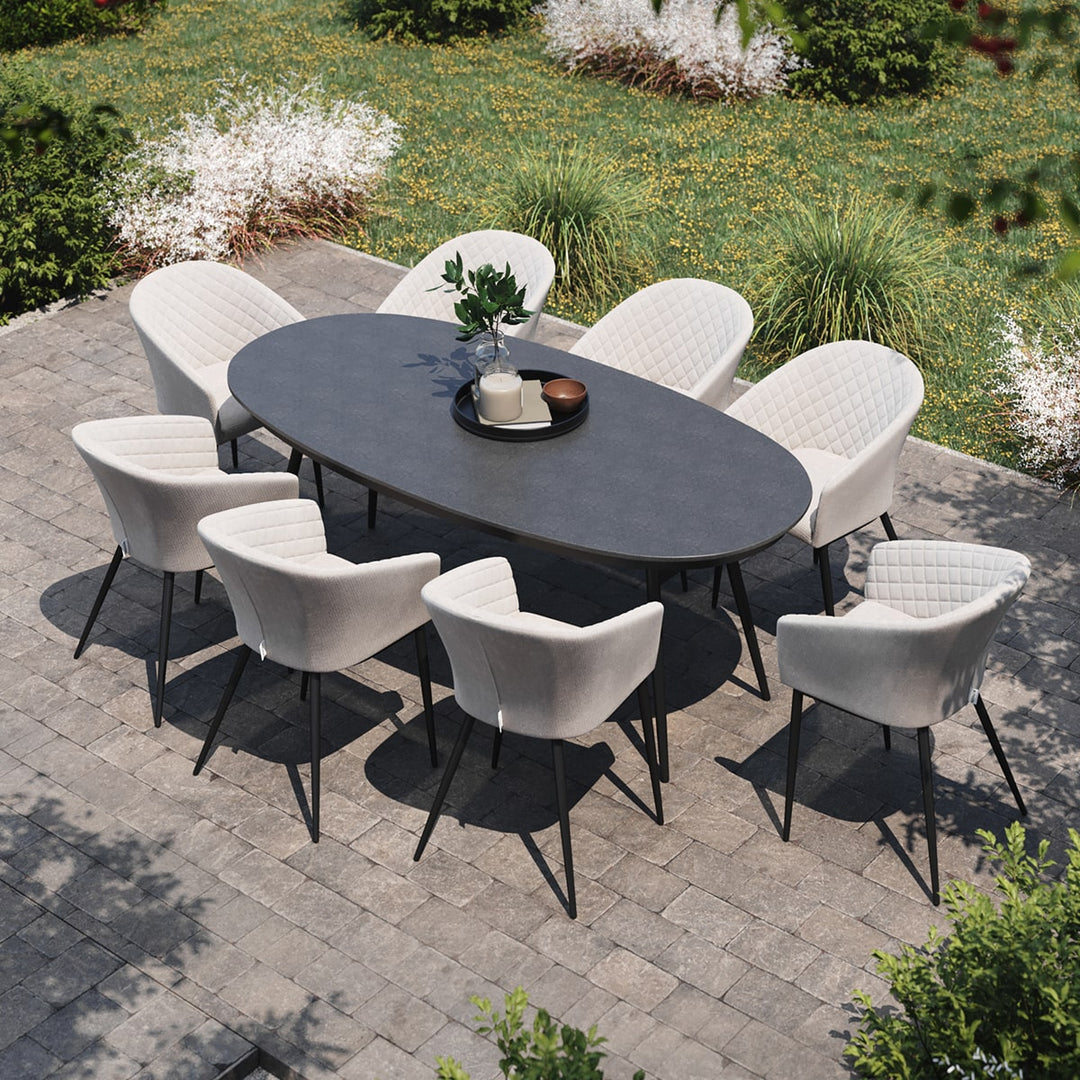 Maze - Ambition 8 Seat Oval Dining Set