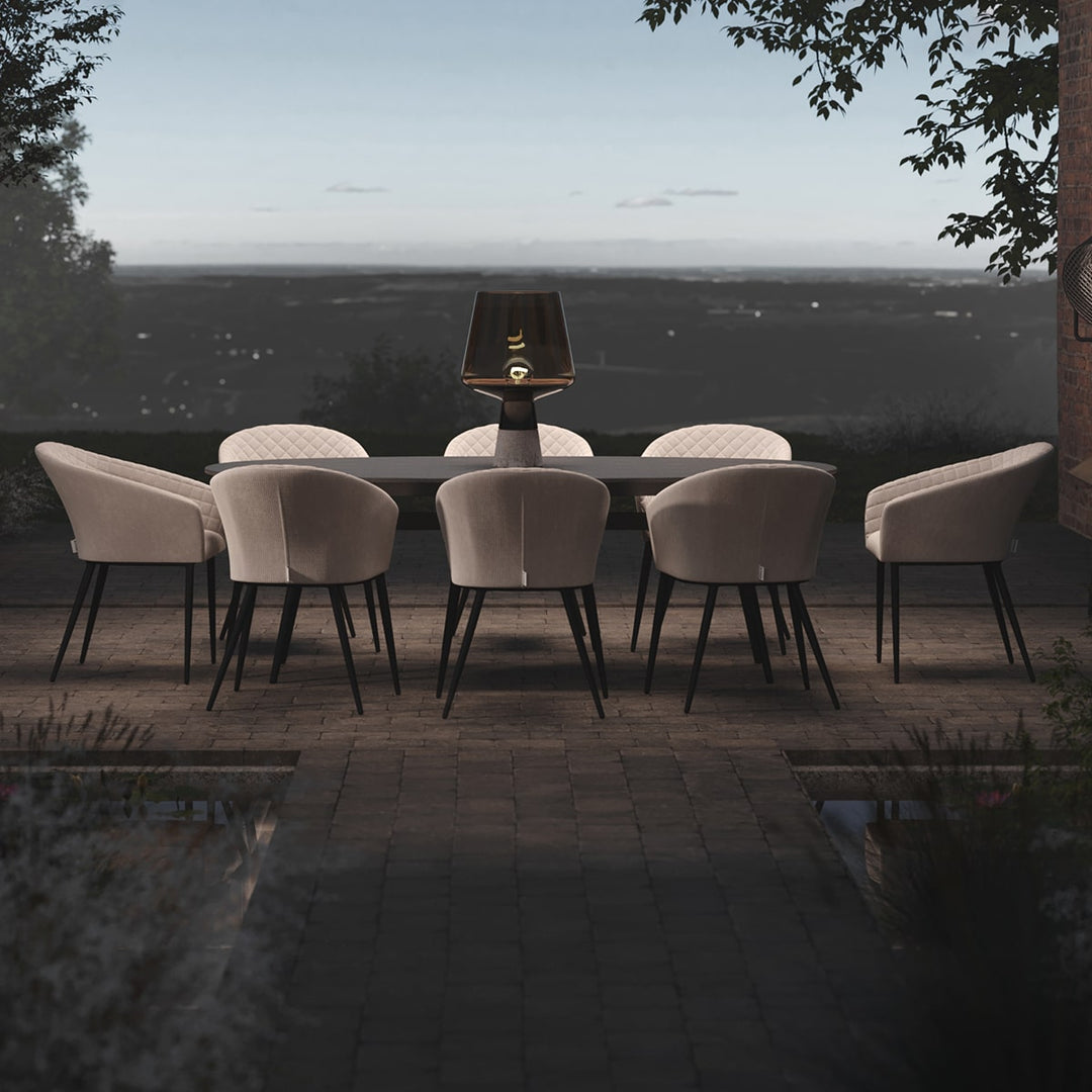 Maze - Ambition 8 Seat Oval Dining Set