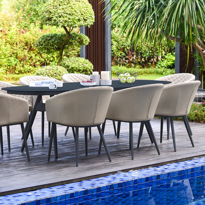 Maze - Ambition 8 Seat Oval Dining Set