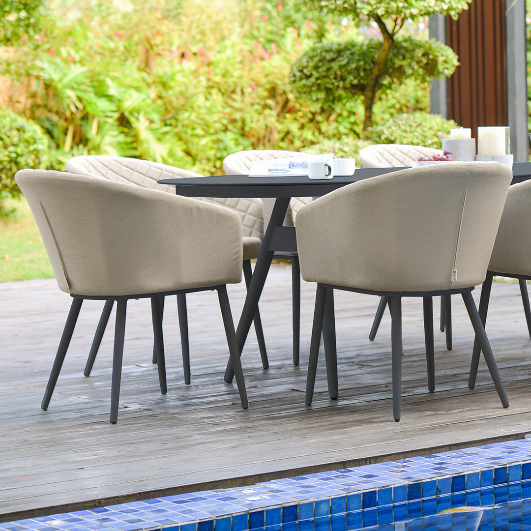 Maze - Ambition 8 Seat Oval Dining Set