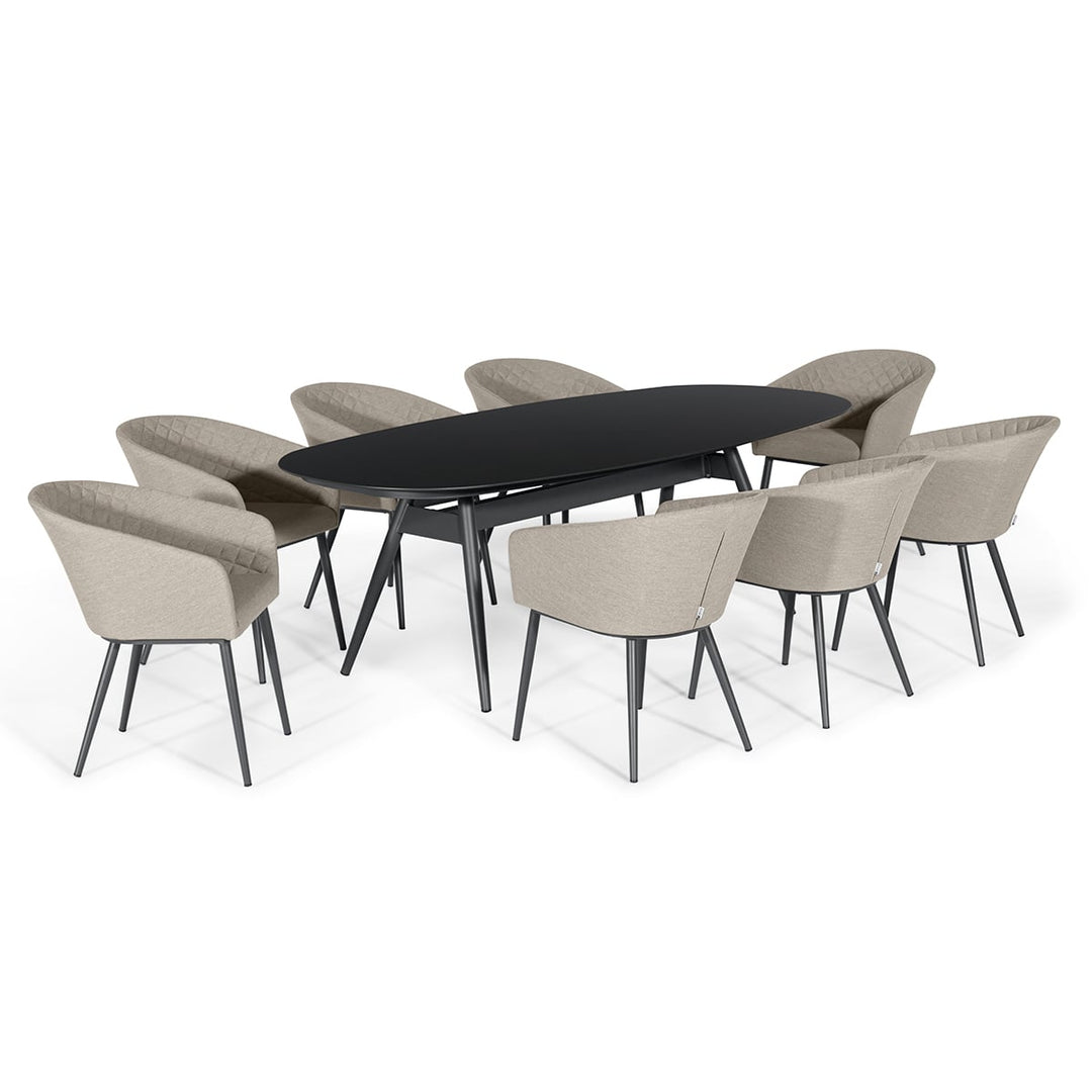 Maze - Ambition 8 Seat Oval Dining Set