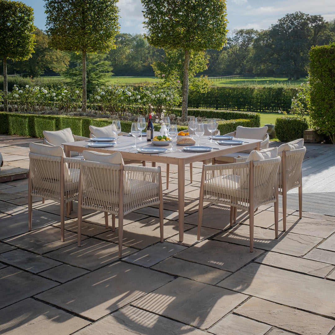 Seater Square Square Outdoor Dining Table Seats Maze Havana