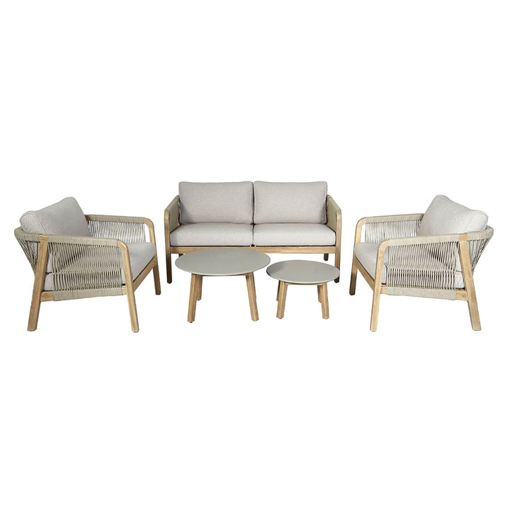 Martinique 2 Seat Sofa With 2 Tables