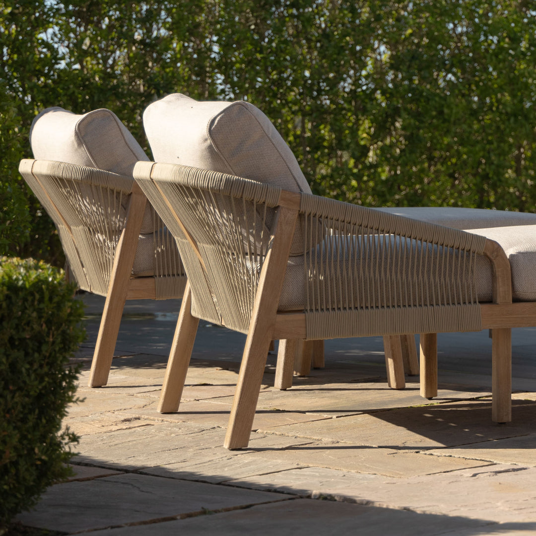 Martinique Sunlounger Set With Side Table