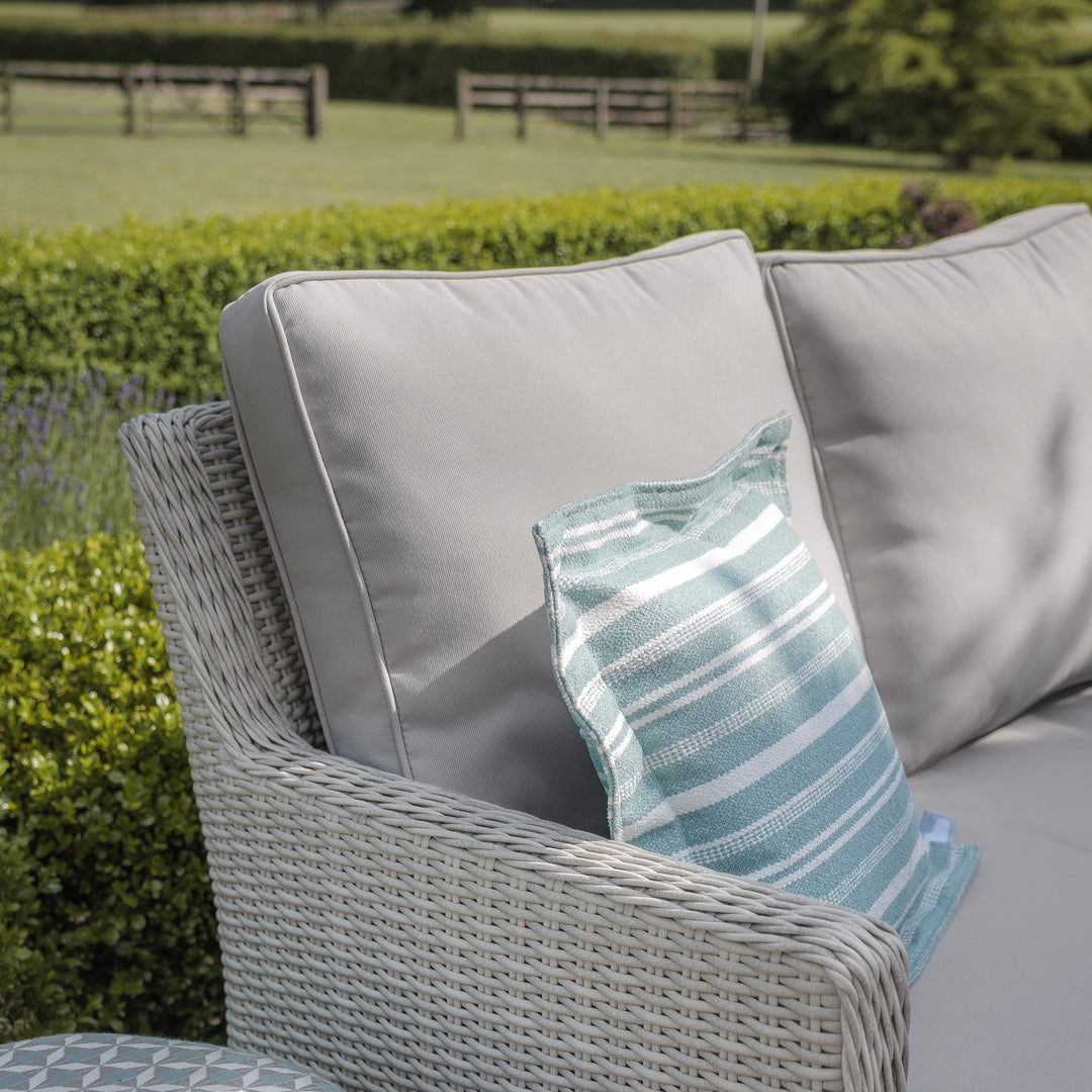 Oxford Sofa Dining Set with Ice Bucket and Rising Table  - Ceramic Top
