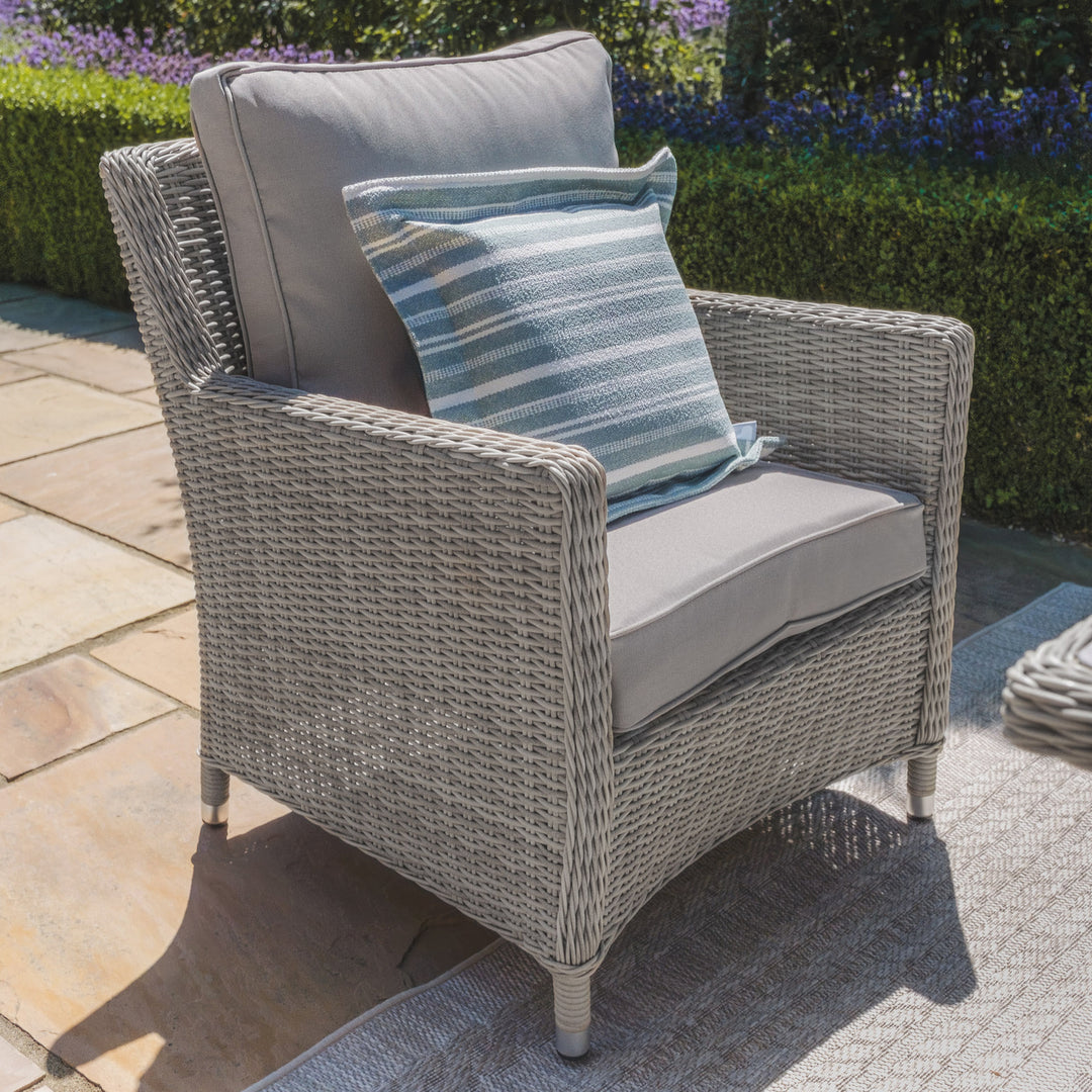 Oxford Sofa Dining Set with Ice Bucket and Rising Table  - Ceramic Top