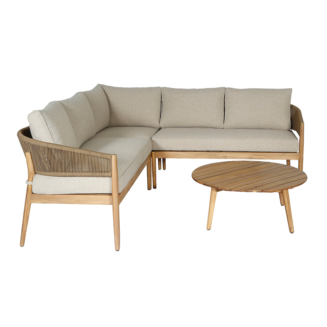 Porto Corner Sofa Set With 2 Tables