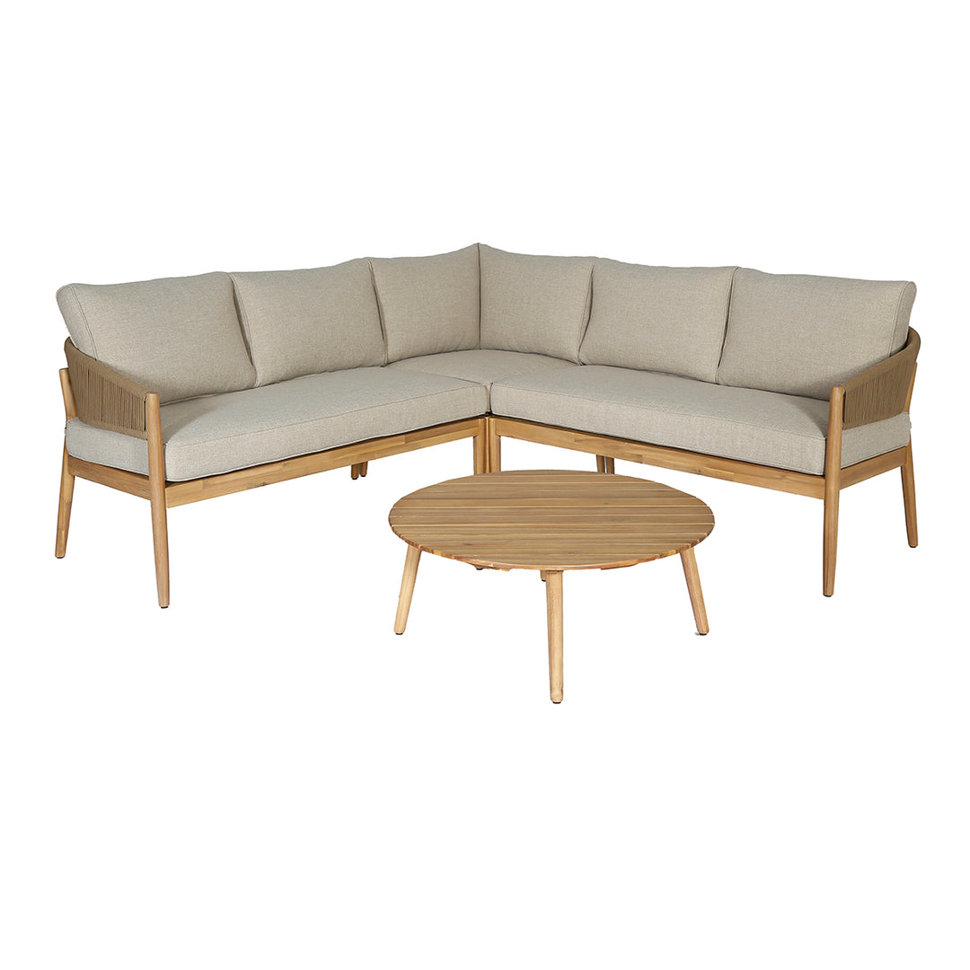 Porto Corner Sofa Set With 2 Tables