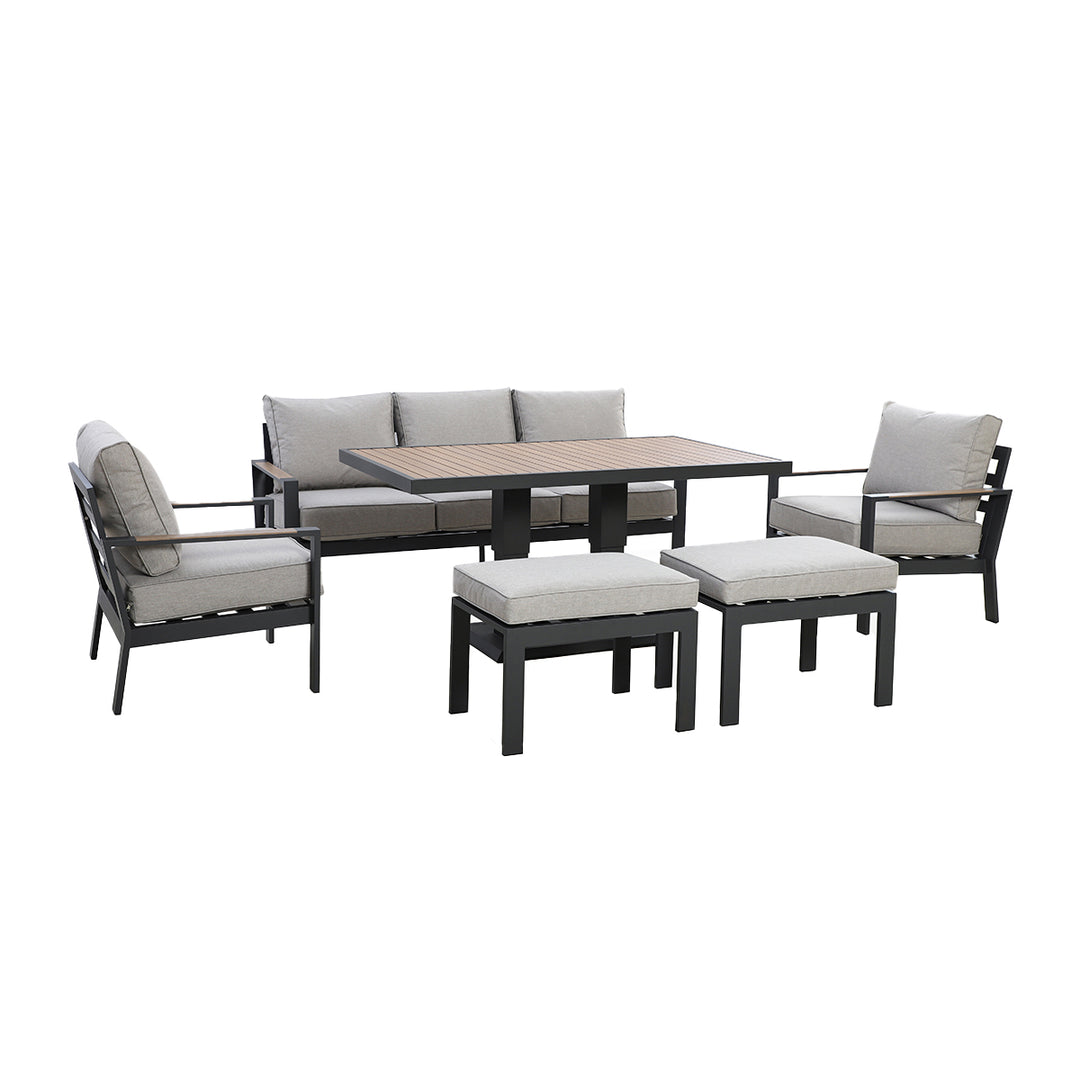 Vancouver 3 Seat Sofa Set With Rising Table
