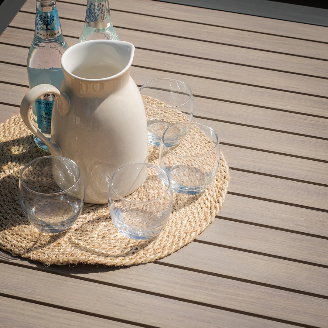 Vancouver Large Corner Dining Set With Rectangular Rising Table