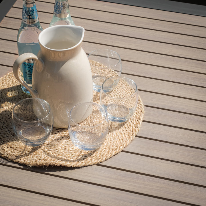 Vancouver Large Corner Dining Set With Rectangular Rising Table