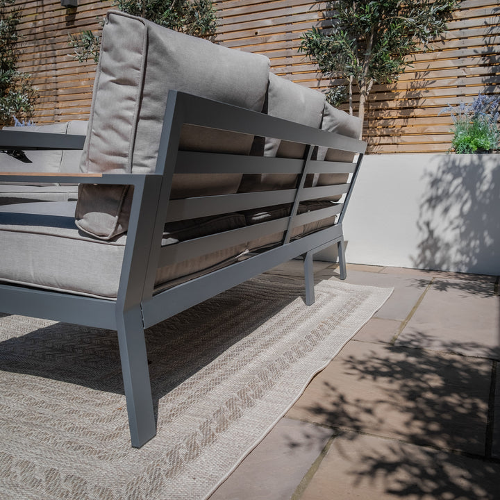 Vancouver Large Corner Dining Set With Rectangular Rising Table