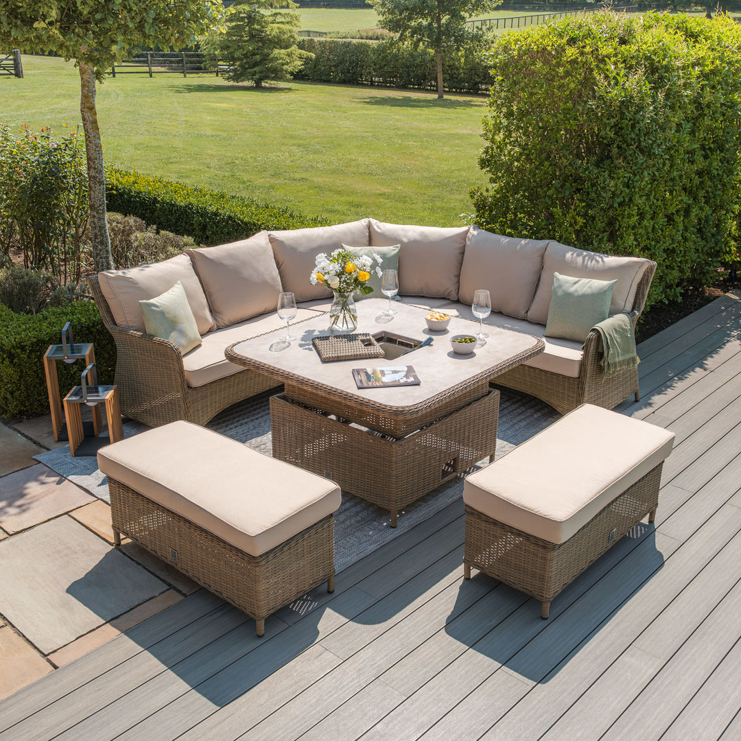 Winchester Royal Corner Dining Set  -  Ceramic Top