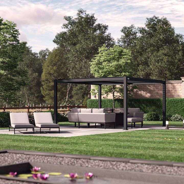 Como Pergola Aluminium Square 4m x4m Frame Only
