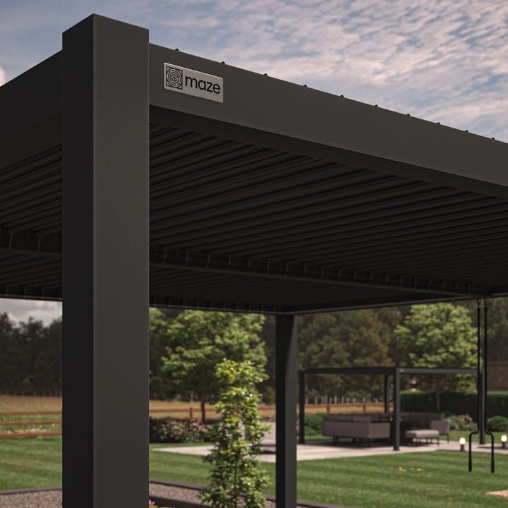 Como Pergola Aluminium Square 4m x4m Frame Only