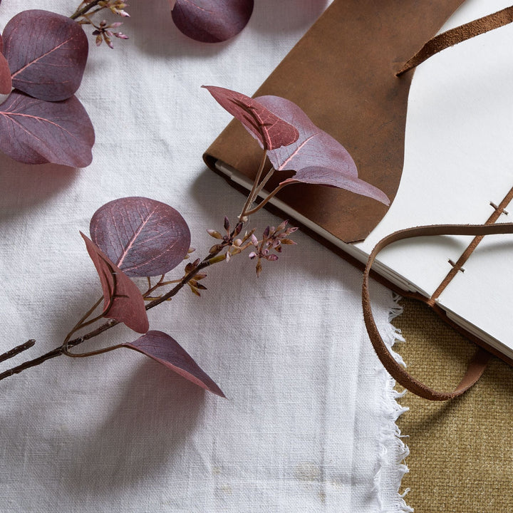 Burgundy Berried Eucalyptus - Modern Rattan Ltd