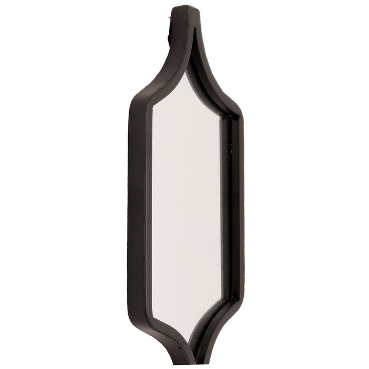 Decorative Black Hanging Mirror - Modern Rattan Ltd