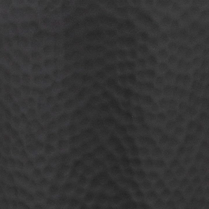 Matt Black Medium Hammered Vase With Lid - Modern Rattan Ltd