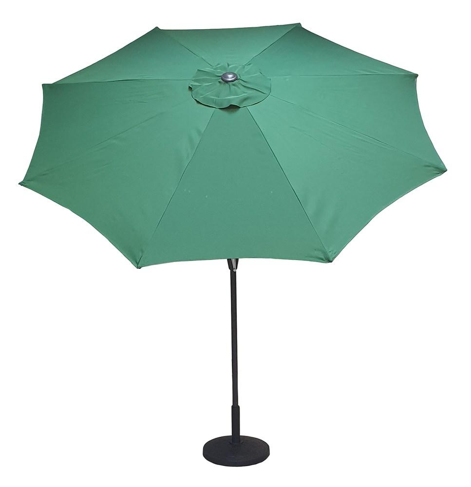 2.5m Round Table Parasol With Green Canopy - PARA0343 - Modern Rattan