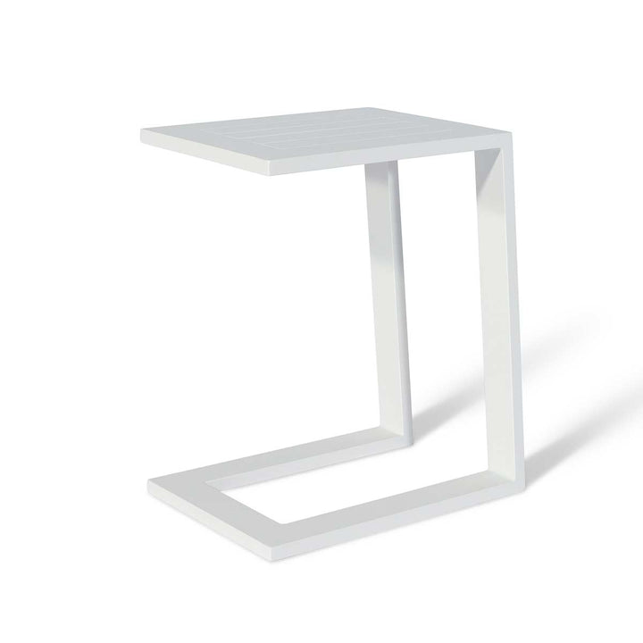 Aluminum Side Table - Modern Rattan