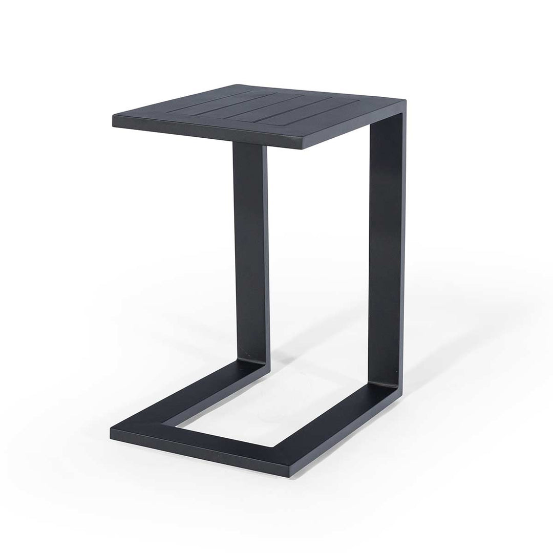 Aluminum Side Table - Modern Rattan