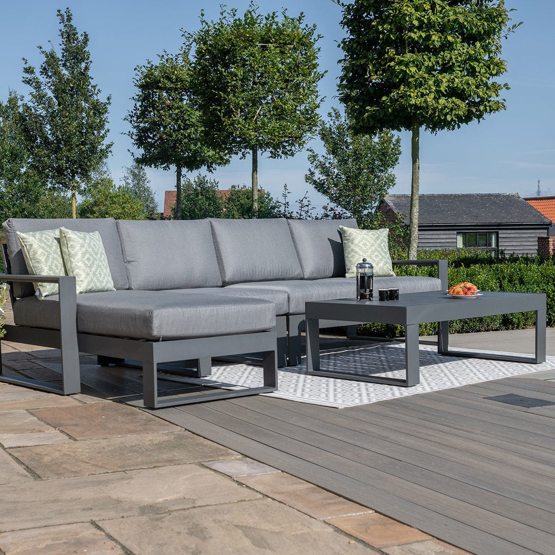 Amalfi Chaise Sofa Set - Modern Rattan