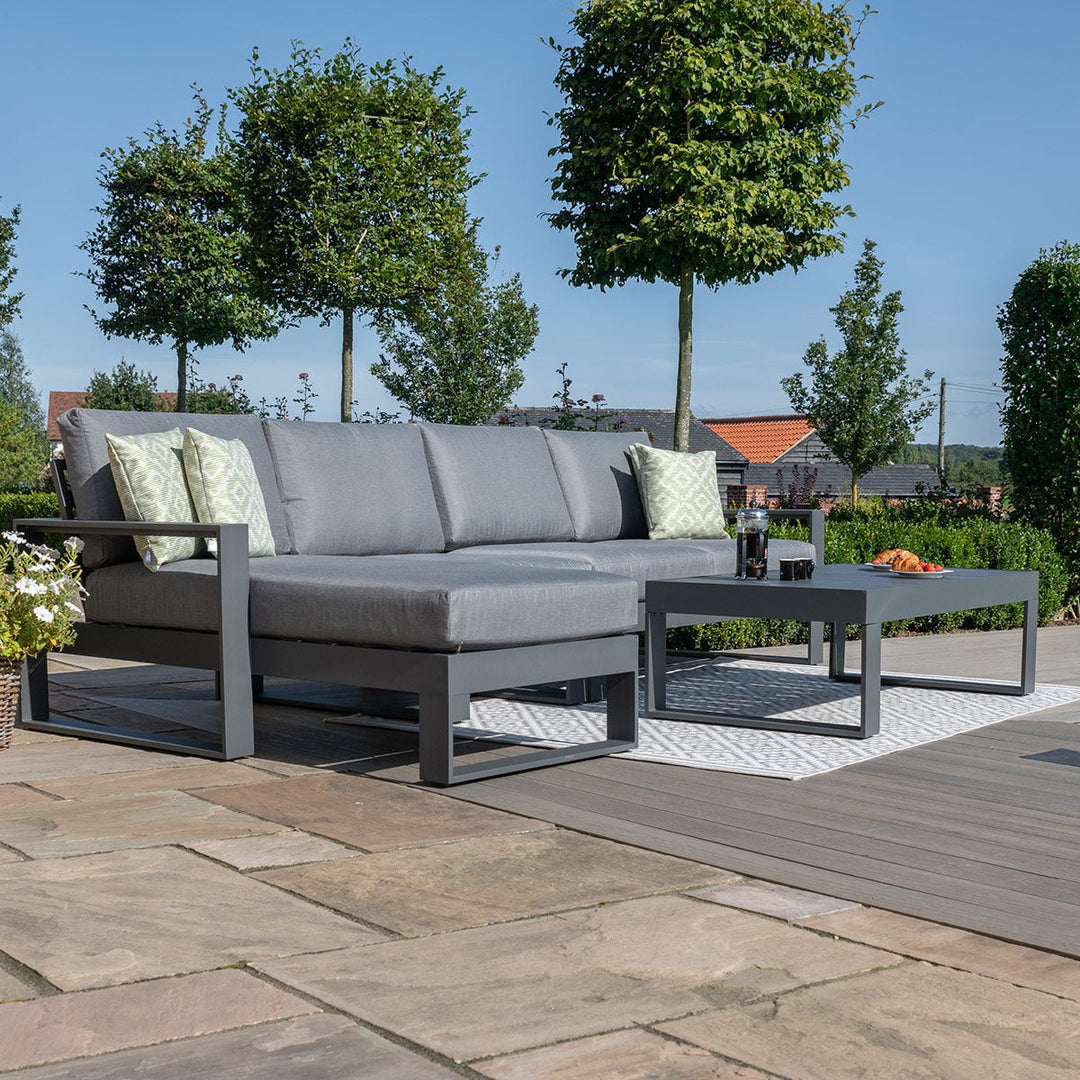 Amalfi Chaise Sofa Set - Modern Rattan