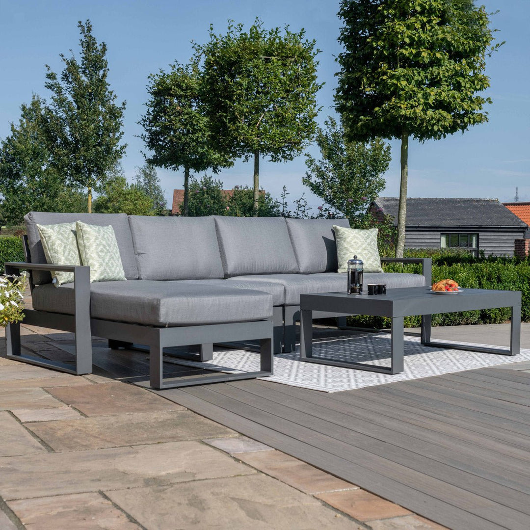 Amalfi Chaise Sofa Set - Modern Rattan