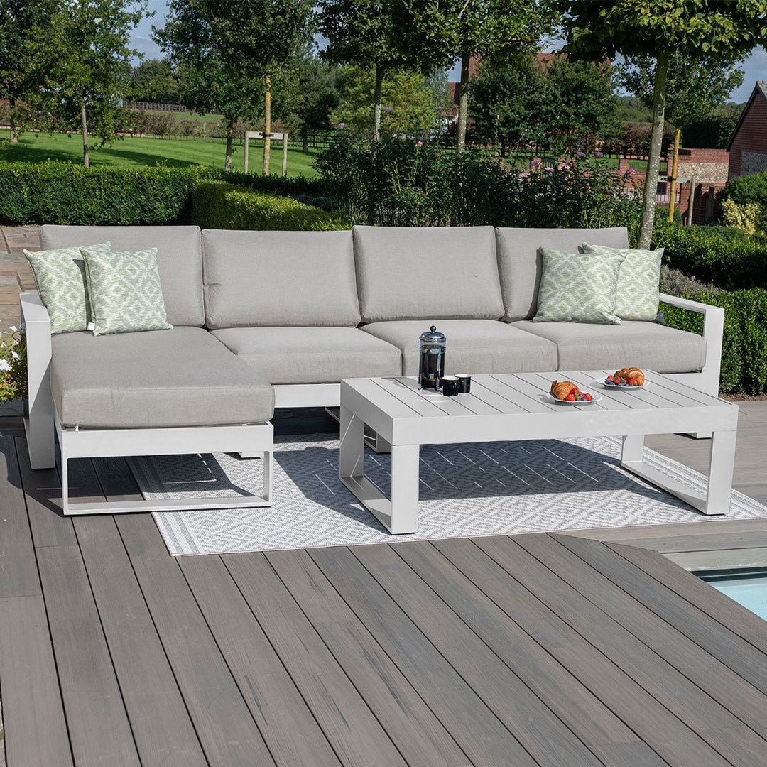 Amalfi Chaise Sofa Set - Modern Rattan