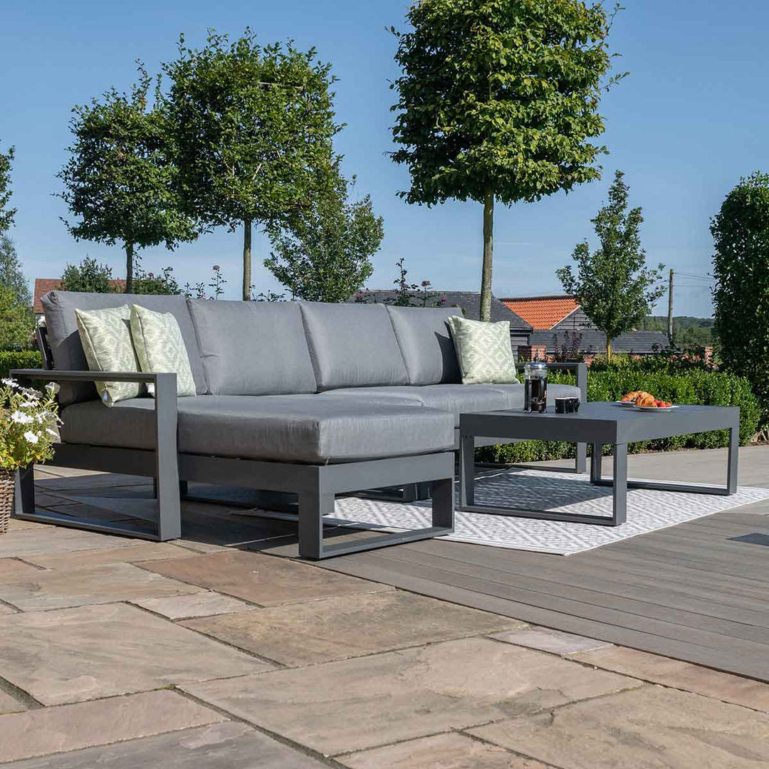 Amalfi Chaise Sofa Set - Modern Rattan