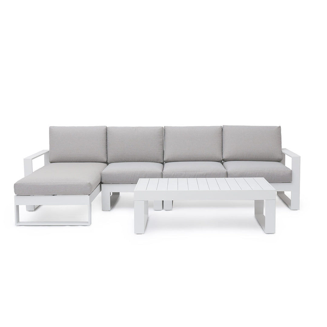 Amalfi Chaise Sofa Set - Modern Rattan