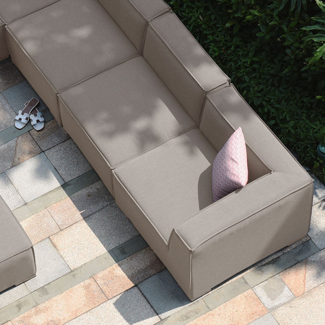Apollo Large Corner Sofa Group - Modern Rattan
