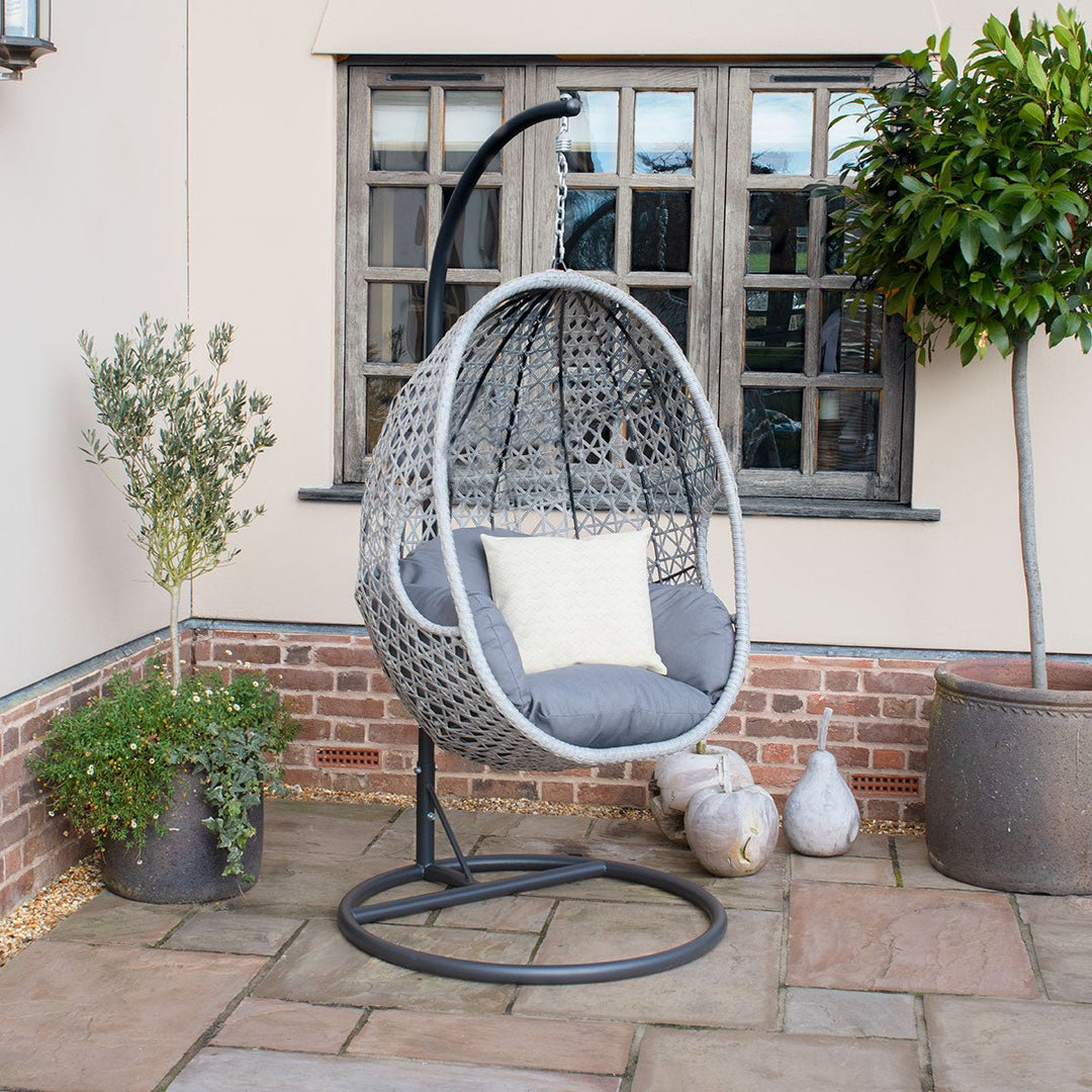 Ascot Hanging Chair - Modern Rattan