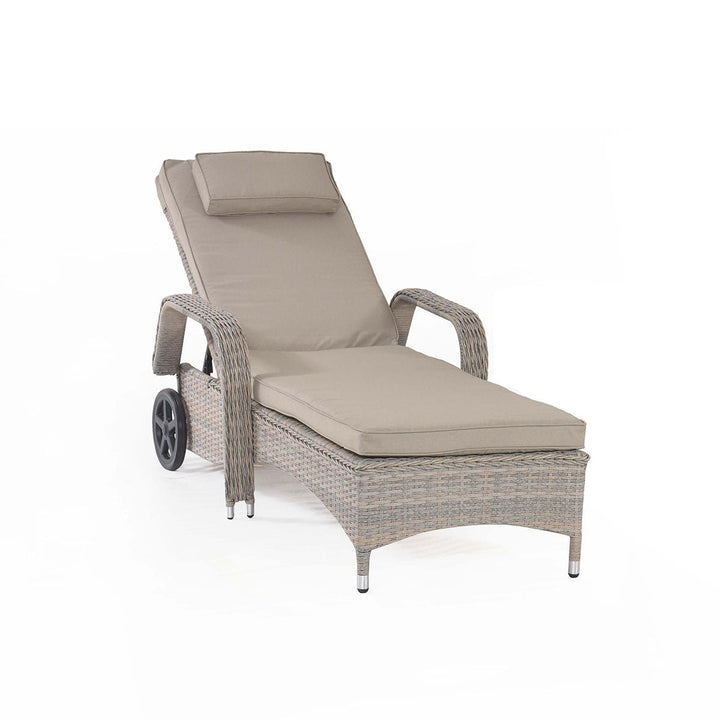 Cotswold Sunlounger Set With Side Table - Modern Rattan