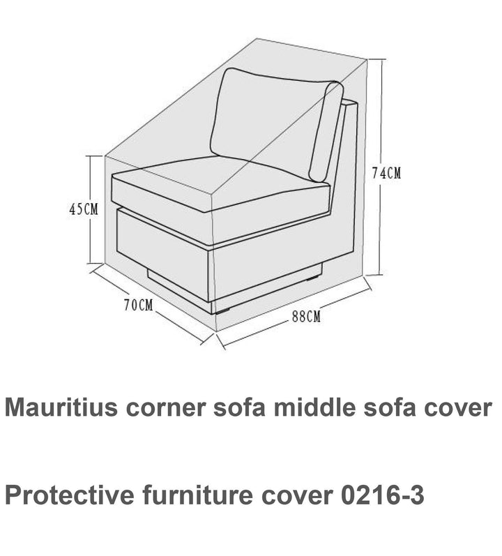 Cover for Mauritius Daybed - COVE0216 - Modern Rattan