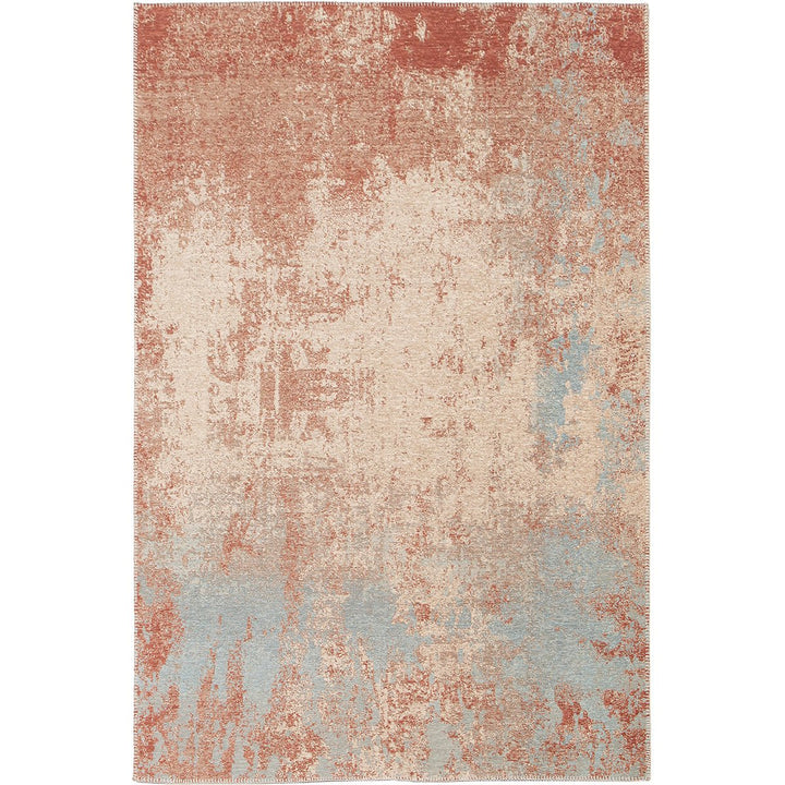 Earth Abstract Blue Outdoor Rug - Modern Rattan