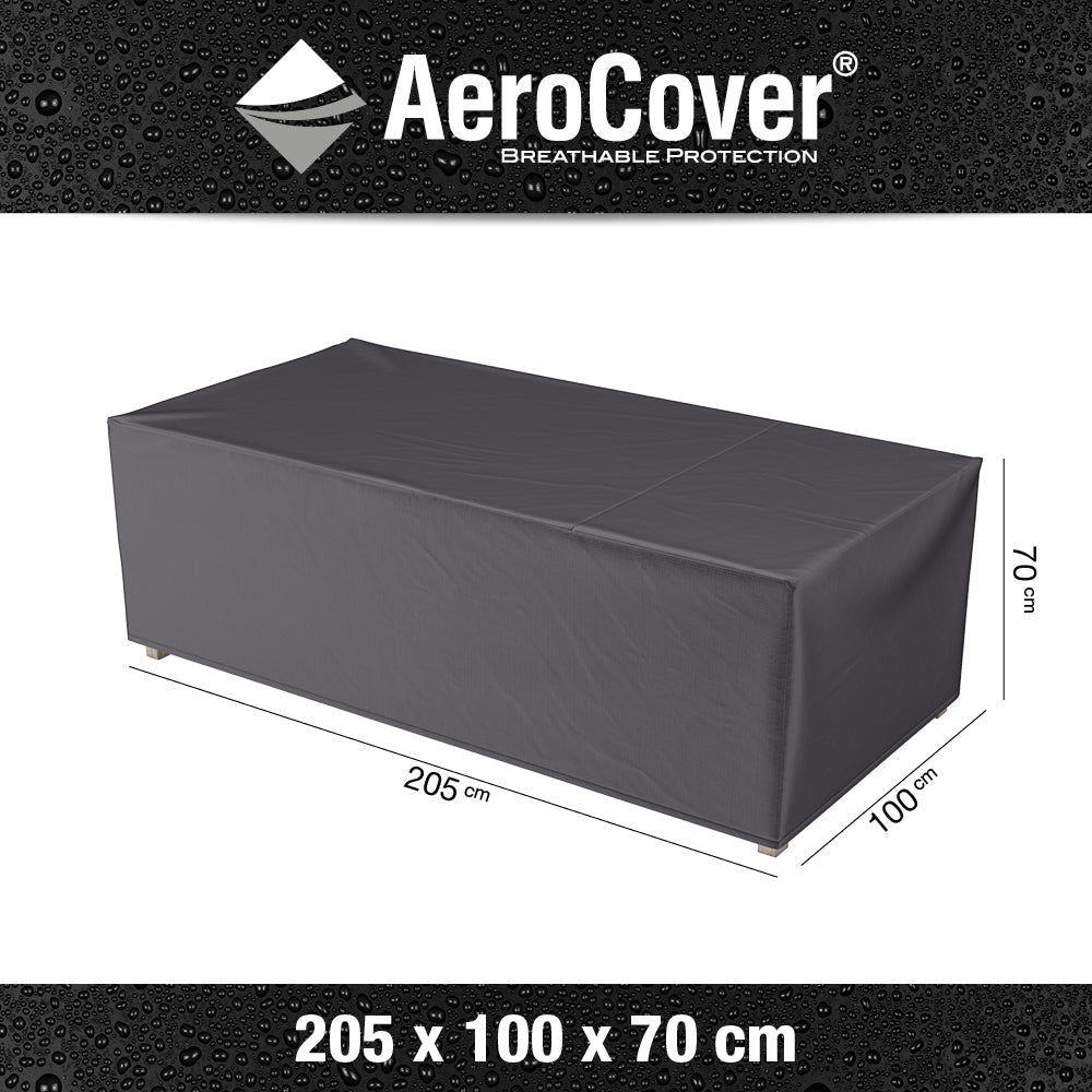 Lounge Bench Aerocover 205 x 100 x 70cm high - Modern Rattan