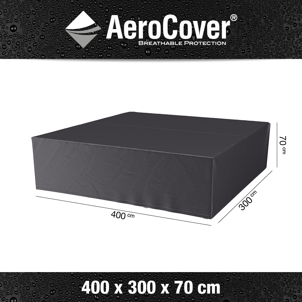 Lounge Set Aerocover 400 x 300 x 70cm high - Modern Rattan