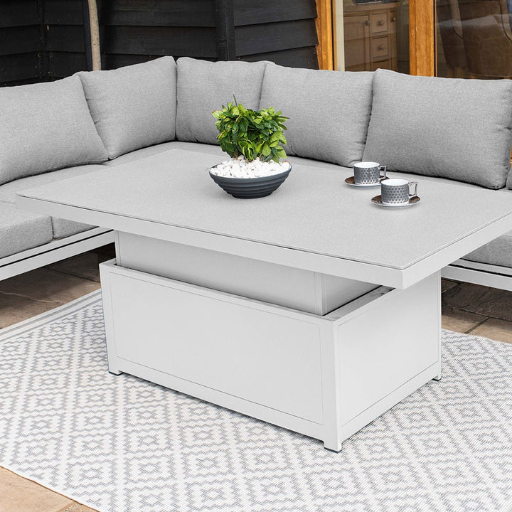 Maze - Oslo Corner Sofa Group with Rising Table - Modern Rattan