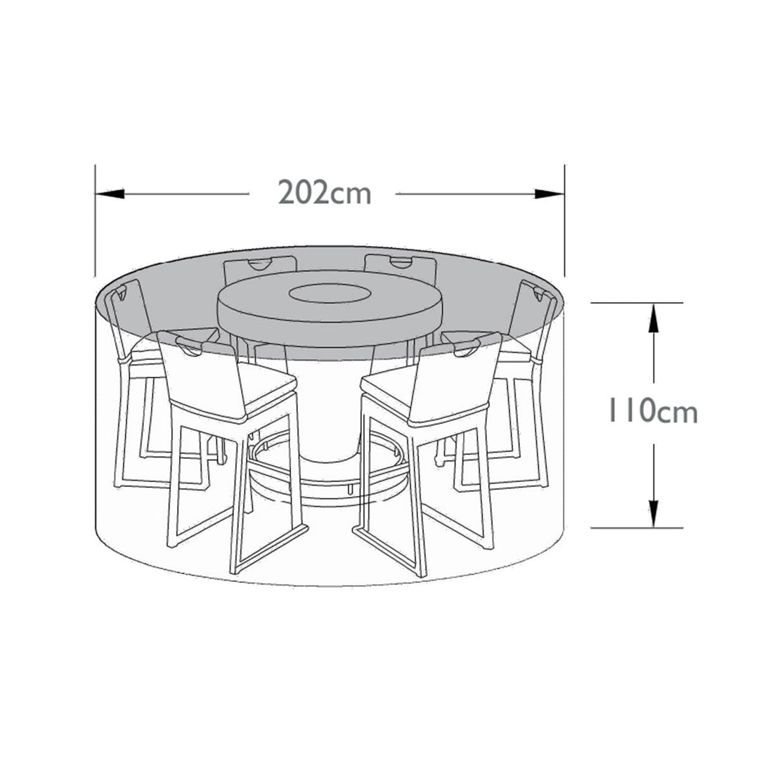 Outdoor Cover for 6 Seat Bar Set - Modern Rattan