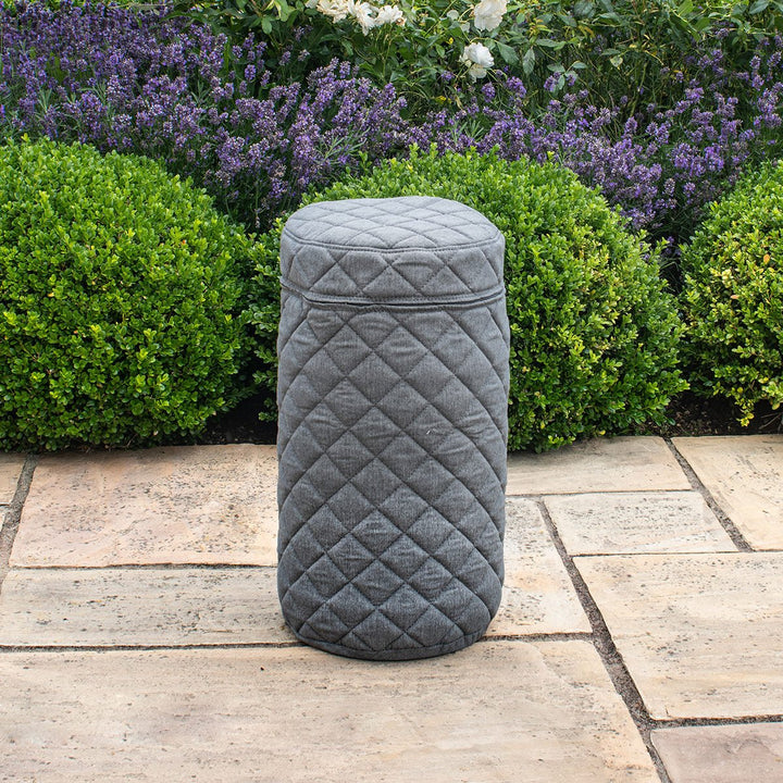 Outdoor Fabric Quilted Gas Bottle Covers - Modern Rattan