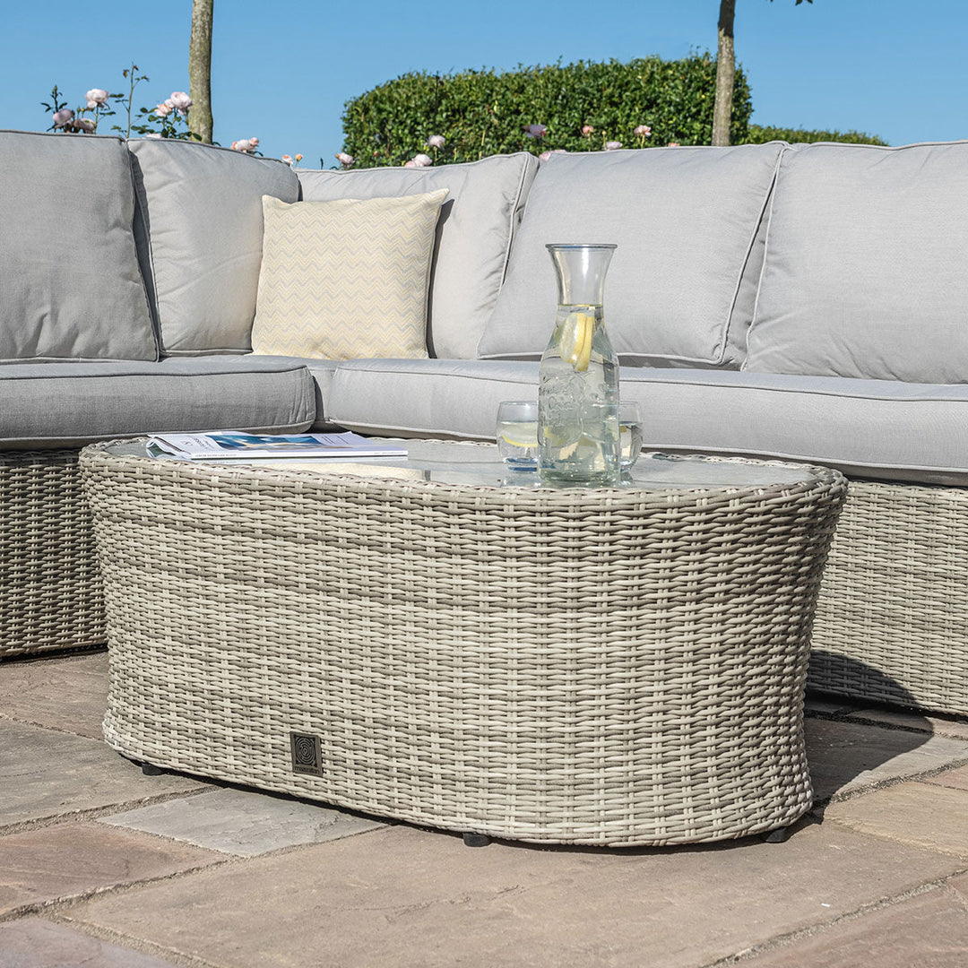 Oxford Large Corner Group with Chair - Modern Rattan