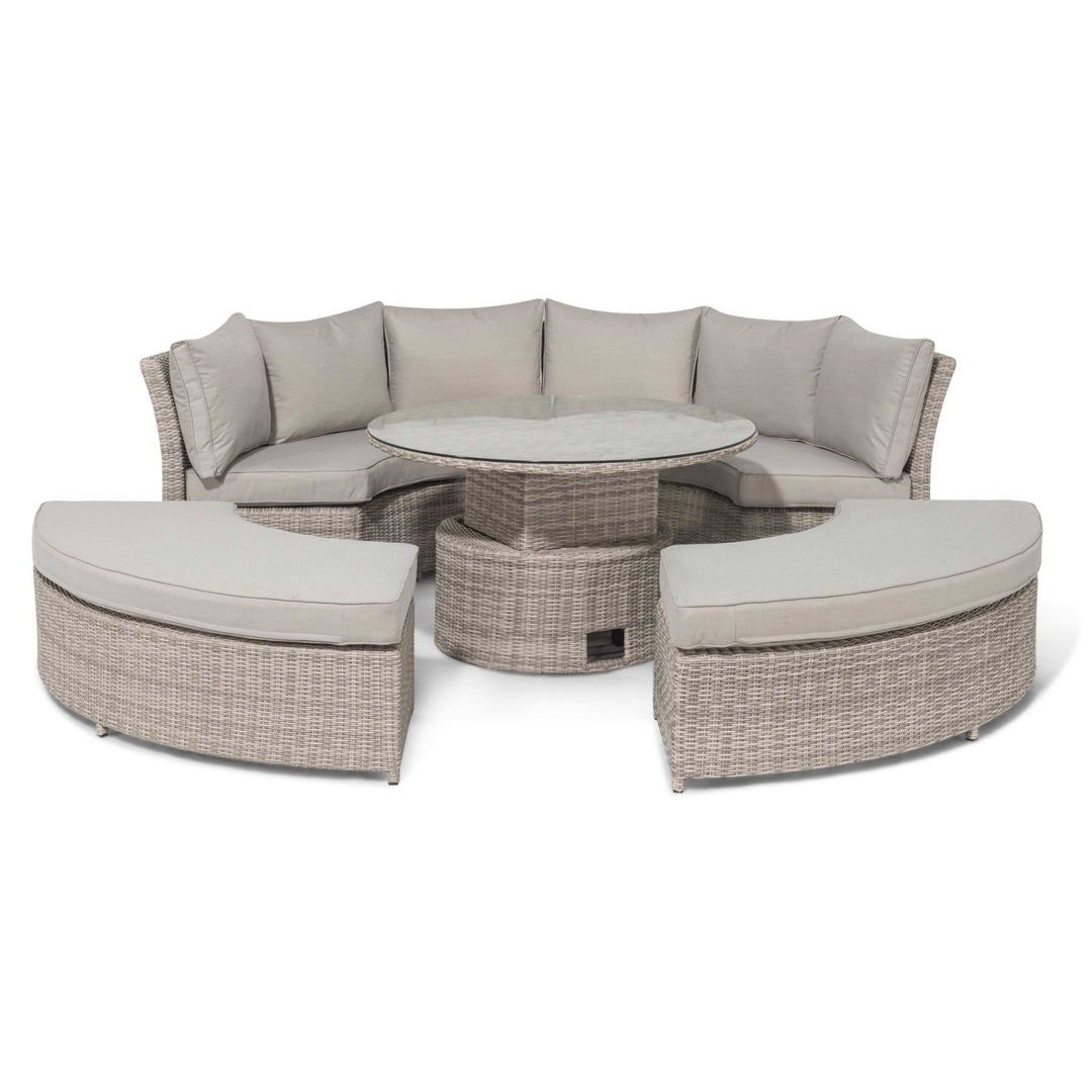 Oxford Lifestyle Suite (with Glass Top) - Modern Rattan