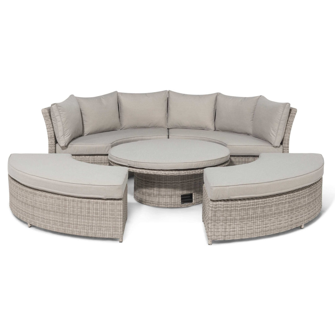 Oxford Lifestyle Suite (with Glass Top) - Modern Rattan