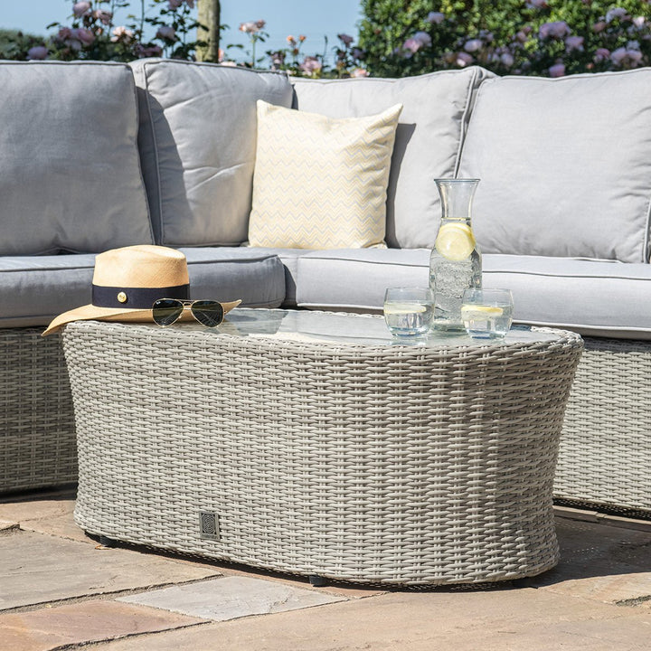 Oxford Small Corner Group with Chair - Modern Rattan