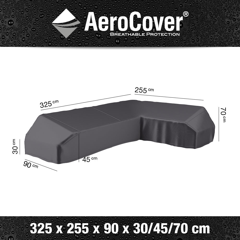 Platform Aerocover Left Hand 325x255x90xH30/45/70cm high - Modern Rattan